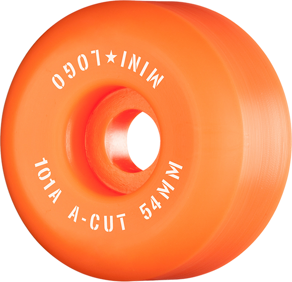 Ml A-Cut 54mm 101a Orange  Skateboard Wheels (Set of 4)