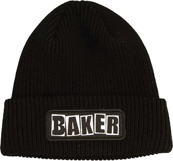 Baker Brand Logo Patch BEANIE Black