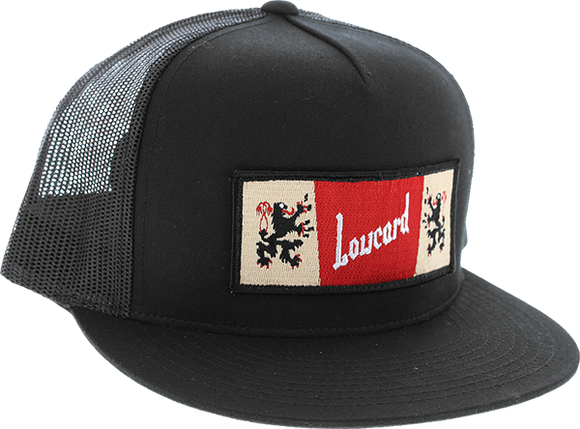 Lowcard Cheers Trucker Mesh Skate HAT - Adjustable Black 