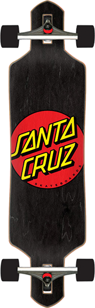 Santa Cruz Classic Dot Drop Through Complete Skateboard -9.0x36.0 