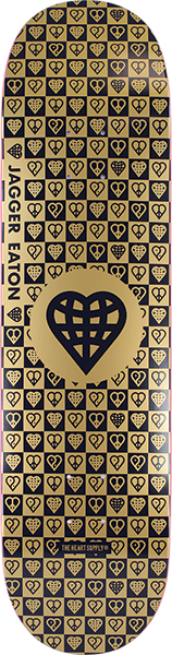 Hs Eaton Trinity Skateboard Deck -8.25 Gold Foil DECK ONLY