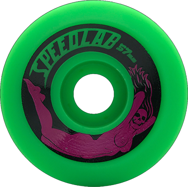 Speedlab Bombshells 57mm 99a Le Blue/Pink Skateboard Wheels (Set of 4)
