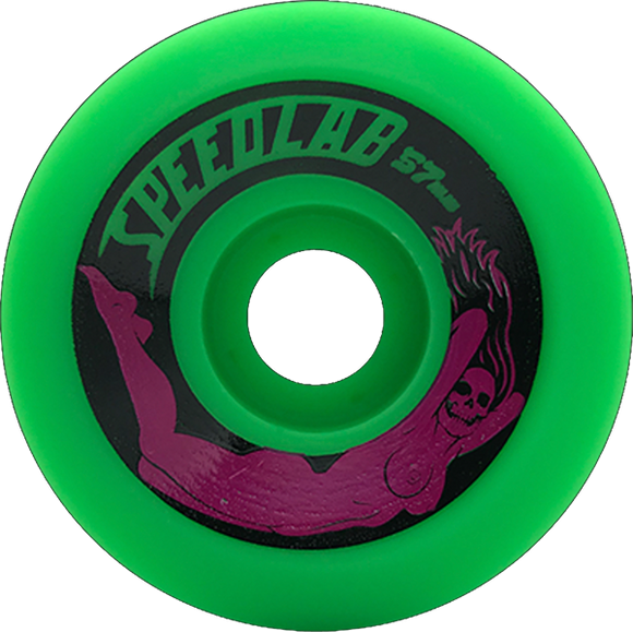 Speedlab Bombshells 57mm 99a Le Blue/Pink Skateboard Wheels (Set of 4)