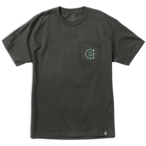 Girl Og Liner Pocket Short Sleeve T-Shirt - Size: SMALL Graphite