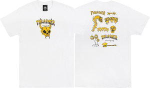 Thrasher Barbarian T-Shirt - Size: X-LARGE White