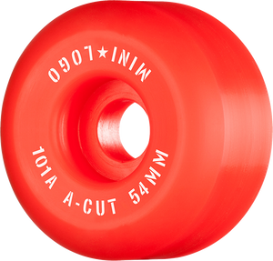 Ml A-Cut 54mm 101a Red  Skateboard Wheels (Set of 4)