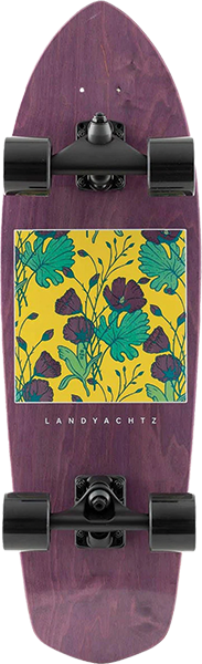 Landyachtz Pocket Knife Botanical Complete Skateboard -9.1x29.6 