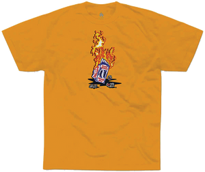 Black Label Akerley Fire Brewed T-Shirt - Size: LARGE Gold