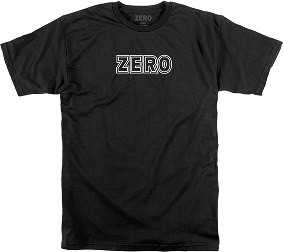 Zero Bold Mini T-Shirt - Size: SMALL Black
