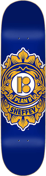 Plan B Sheffey Lions Skateboard Deck -8.25 DECK ONLY
