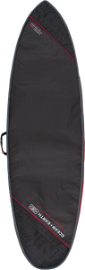 Ocean and Earth Compact Day Mid Length Cover 6'8" Black/Red