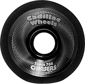 Cadillac Chasers 70mm 78a Black Longboard Wheels (Set of 4)