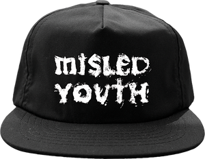 Zero Misled Youth Skate HAT - Adjustable Black/White 