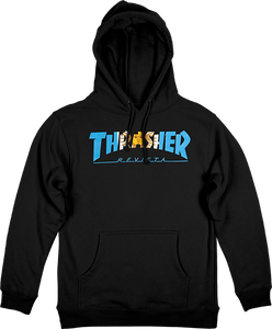 Thrasher Argentina Hooded Sweatshirt - SMALL Black