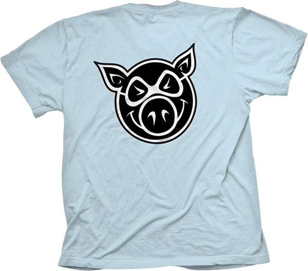 Pig Head T-Shirt - Size: X-LARGE Pool Lt.Blue