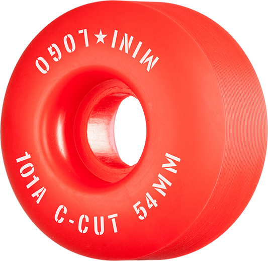 Ml C-Cut 54mm 101a Red Pp Skateboard Wheels (Set of 4)