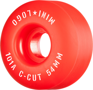 Ml C-Cut 54mm 101a Red Pp Skateboard Wheels (Set of 4)