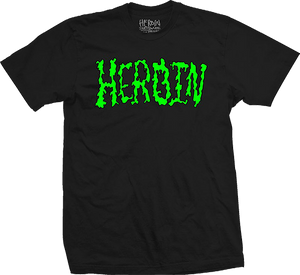 Heroin Dead Toons T-Shirt - Size: LARGE Black
