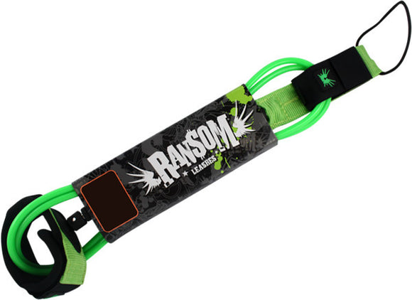Surfboard Leash Ransom Comp 6' Neon Green|Universo Extremo Boards Surf & Skate