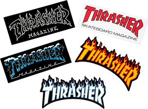 THRASHER 5/PACK ASSORTED DECALS