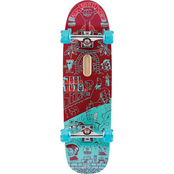 Sector 9 Tudor Mini Good Vibes Red Complete Skateboard - 9.25x31.5 | Universo Extremo Boards Skate & Surf