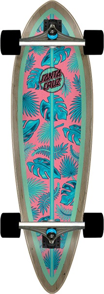 Santa Cruz Cabana Dot Pintail Complete Skateboard -9.2x33.0 