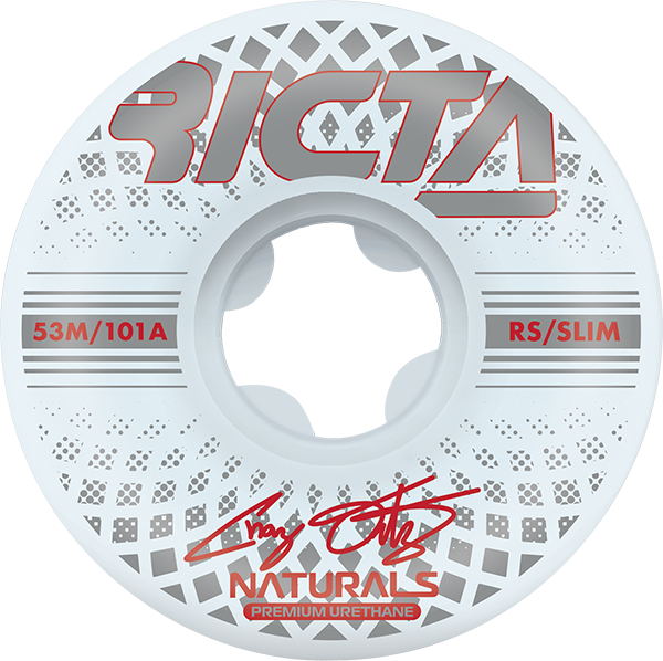 Ricta Ortiz Reflective Naturals Slim 53mm 101a Skateboard Wheels (Set of 4)