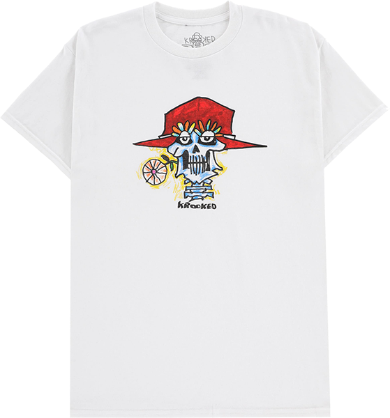 Krooked Muerte T-Shirt - Size: SMALL White