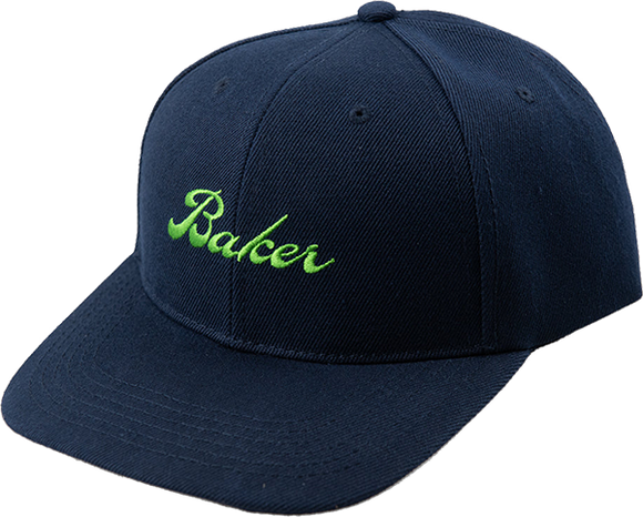 Baker Cursive Skate Skate HAT - Adjustable Navy  