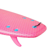 Penny Softboard 4'10" Twin Fin Neon Sunset Pink/Blue - Surfboard
