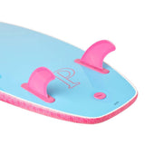Penny Softboard 4'10" Twin Fin Neon Sunset Pink/Blue - Surfboard