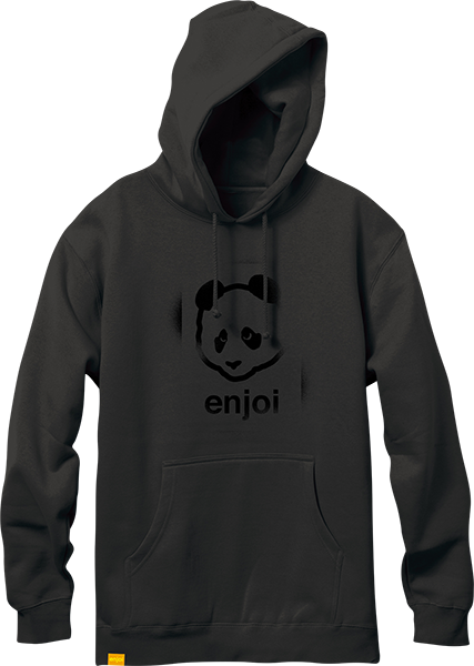 Enjoi Tonal Head Hooded Sweatshirt - SMALL Vintage Black