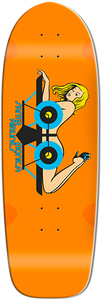 Sma Girl On A Plane Skateboard Deck -9.5x29.25 Orange DECK ONLY