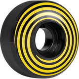 Hazard CP Sign & Swirl Skateboard Wheels (Set of 4) - Skateboarding