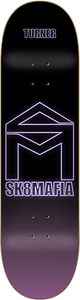 Sk8mafia Turner House Logo Neon Skateboard Deck -8.0 DECK ONLY