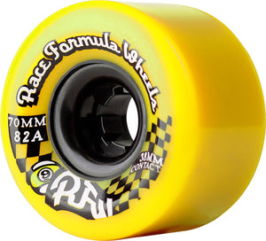 Sector 9 Race Formula Cs 70mm 78a Yellow Center Set Skateboard Wheels (Set of 4) - Universo Extremo Boards