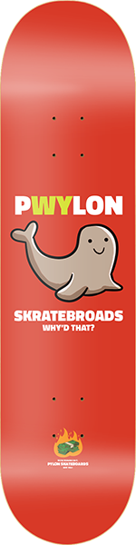 Pylon Why Skateboard Deck -8.5 DECK ONLY