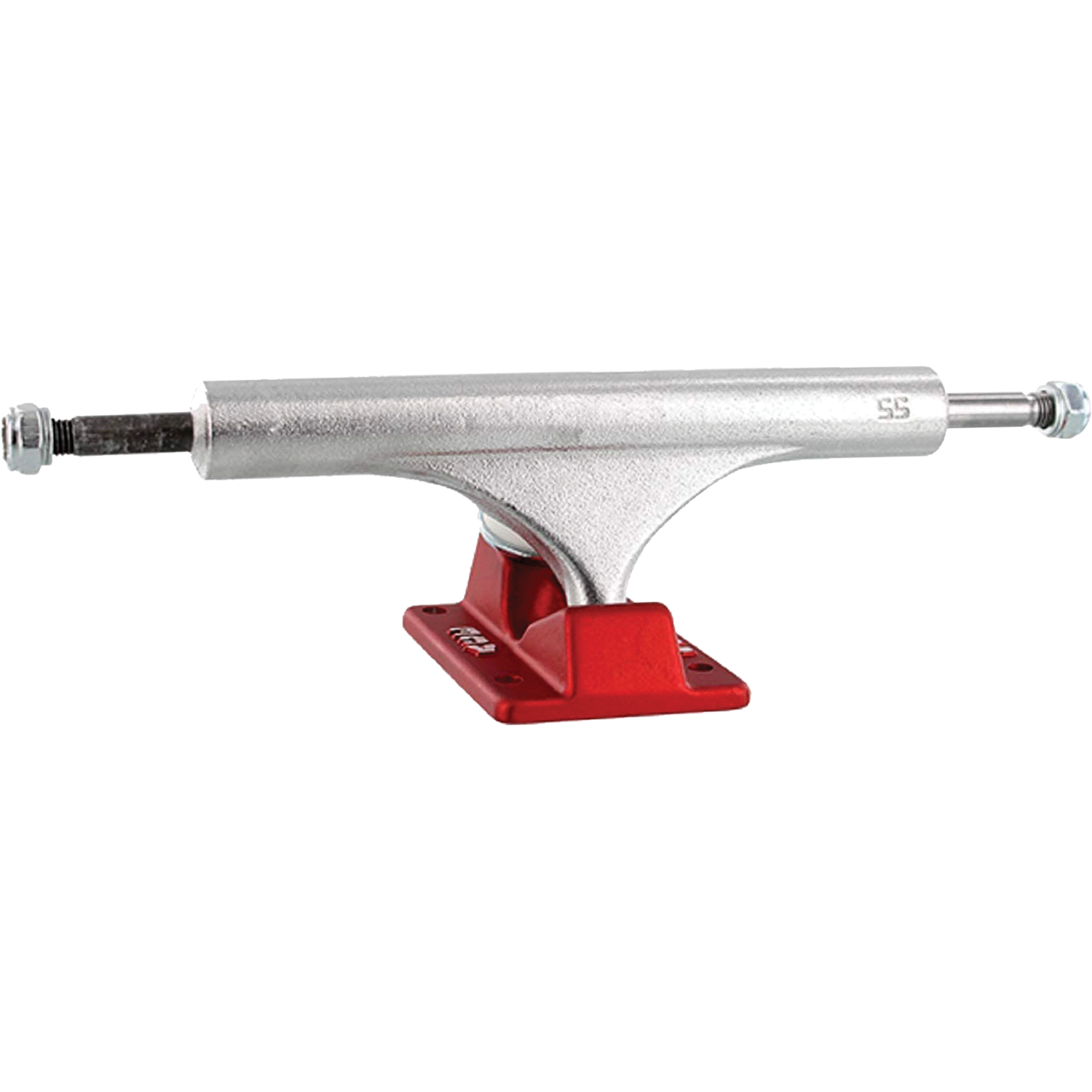Ace Classic High Truck 55/6.375 Polished/Red Skateboard Trucks (Set of 2)