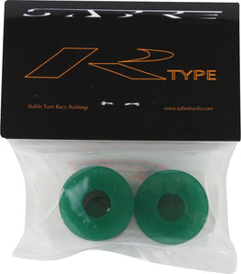 Sabre R-Type Skateboard Bushings 93a Clear Green 2Pk W/Washers|Universo Extremo Boards Skate & Surf