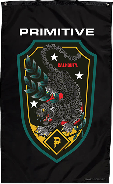 Primitive Black Jaguar Banner Black