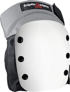 Triple 8 Street Knee Pad - Size: L - Black with White Cap  - BRAND NEW ORIGINAL