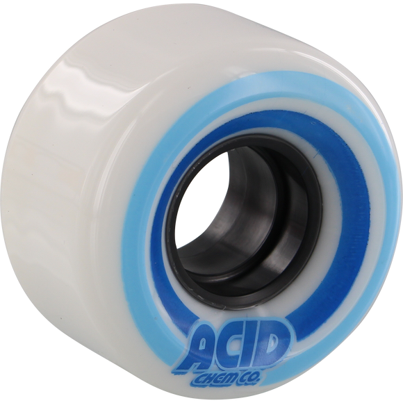 Acid Pods Conical 53mm 86a White Skateboard Wheels (Set of 4)