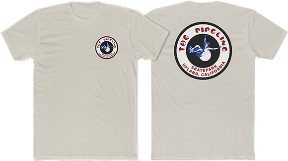 45rpm Pipeline Skatepark T-Shirt - Size: LARGE Tan