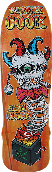 ATM Cook Circus Skateboard Deck -9.5x31.5 DECK ONLY