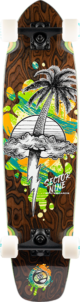 Sector 9 Strand Squall Complete Skateboard -8.7x34 