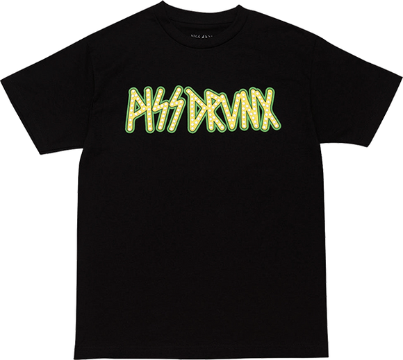 Piss Drunx Up In Lights T-Shirt - Size: MEDIUM Black