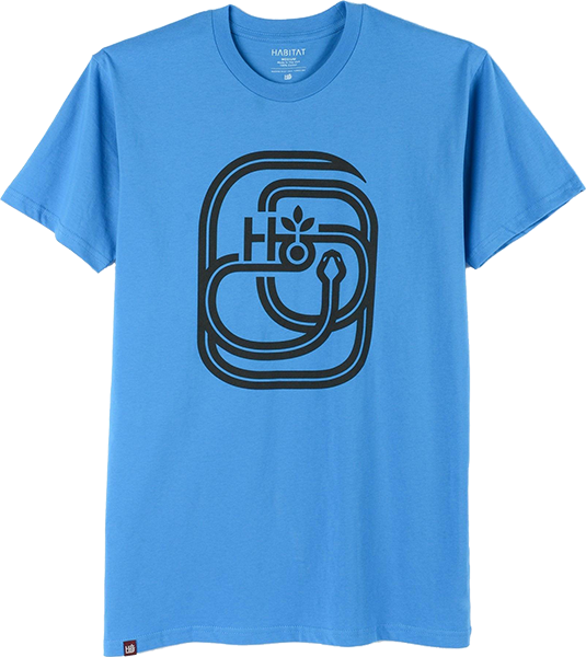 Habitat Serpent T-Shirt - Size: MEDIUM Artic Blue
