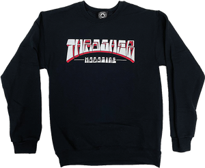 Thrasher Firme Logo Crew Sweatshirt - X-LARGE Black