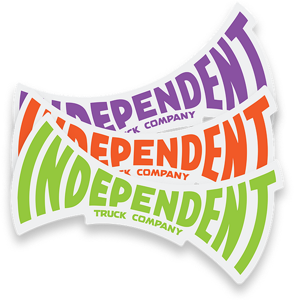 Independent Itc Span Sticker 6x3 Asst