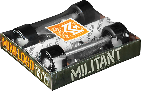 Ml Cruiser Kit Component Pack 8.0 Raw 55mm/80a Black Skateboard Trucks (Set of 2)